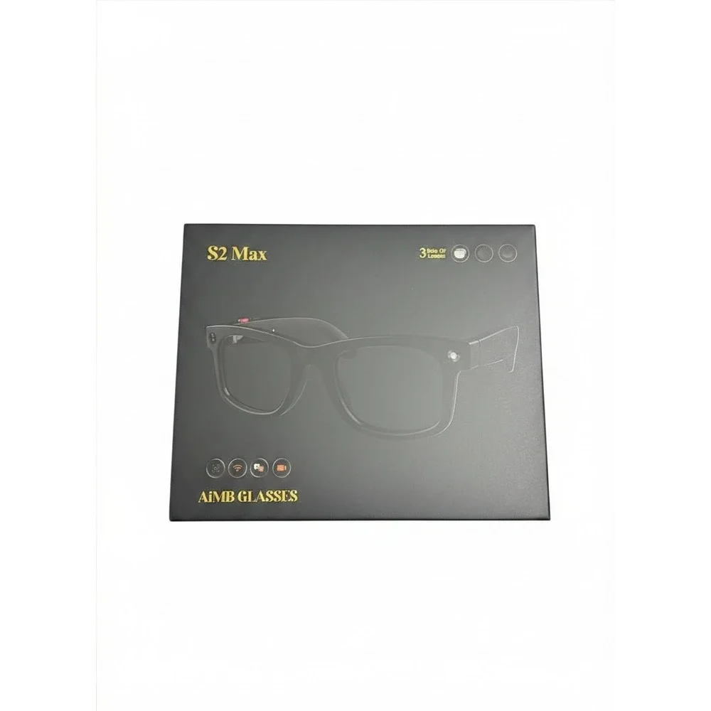 AIMB S2MAX SMART AI GLASSES/BLACK/NEW & SEALED/GDSG062262